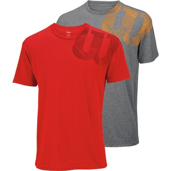 Pánské tenisové tričko Wilson W GEO T red XL