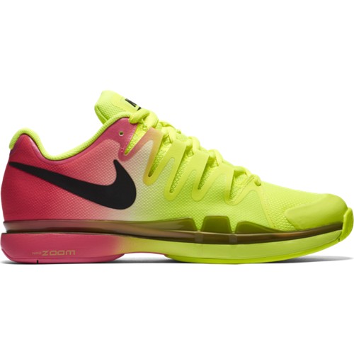 Pánská tenisová obuv Nike Zoom Vapor 9.5 Tour VOLT/BLACK-HYPER PINK UK 9 / EUR 44 / 28 cm
